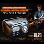 Lanterna de Cabeça HL23-S com sensor de Movimento - SupFire